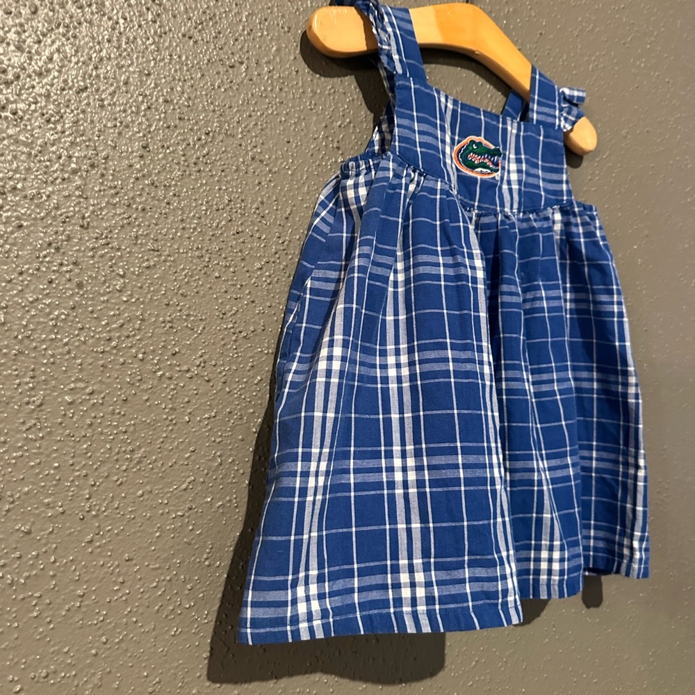 Sara Lynn Togs Florida Gators Blue Plaid Dress - Picture 6 of 10